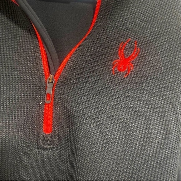 SPYDER Men’s Outbound Quarter Zip Core Pullover Sweater Large NWOT - Picture 4 of 11